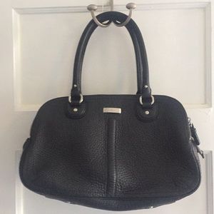 Black Leather Cole Haan Satchel
